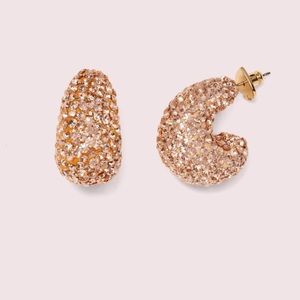 Kate spade gold huggies earrings used